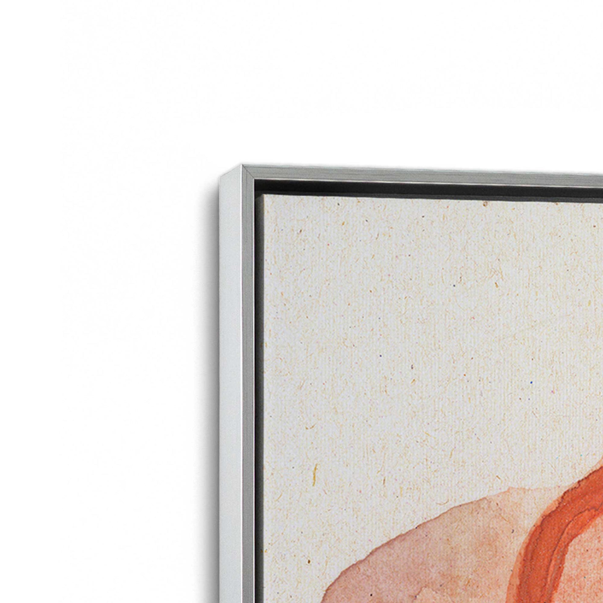 [Color:Polished Chrome], Picture of art in a Polished Chrome frame at an angle