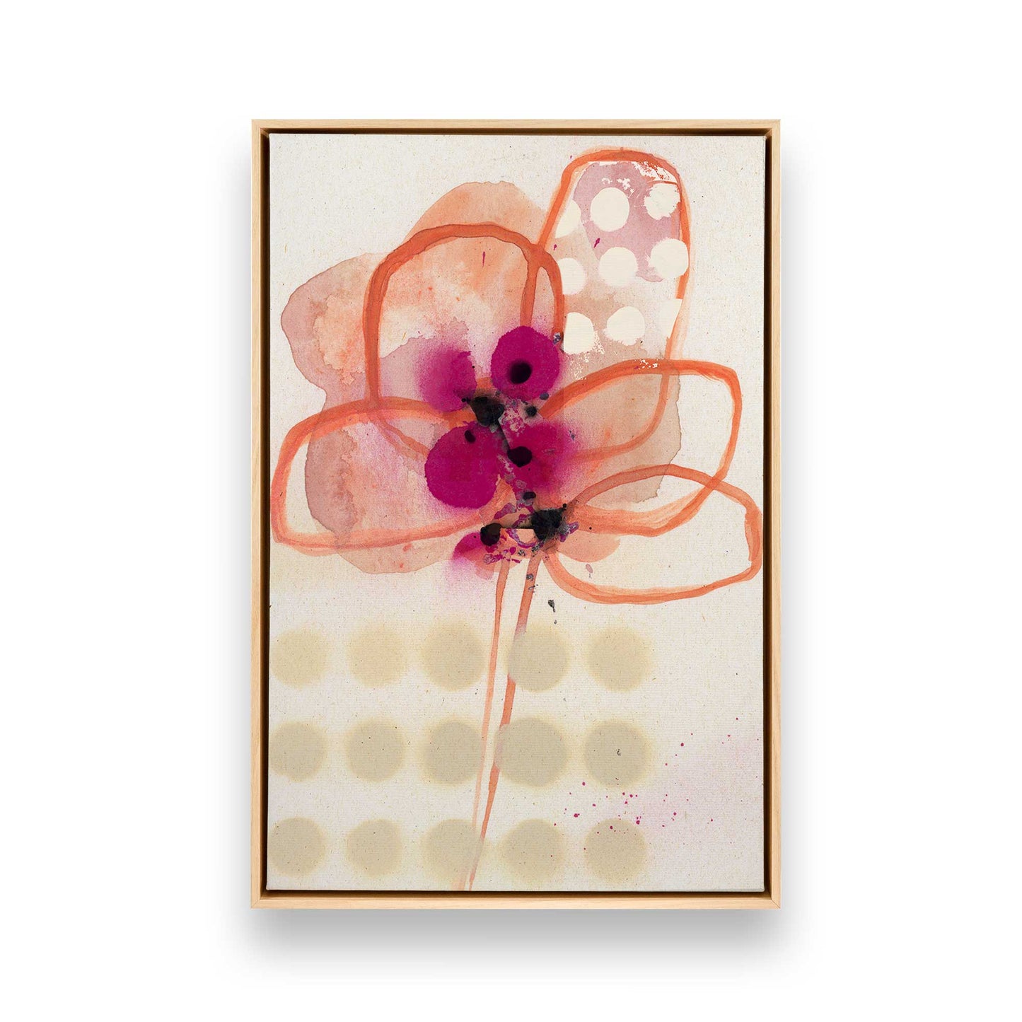 [Color:American Maple], Picture of art in a American Maple frame