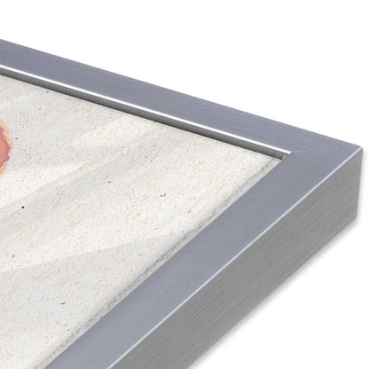 [Color:Polished Chrome], Picture of art in a Polished Chrome frame at an angle