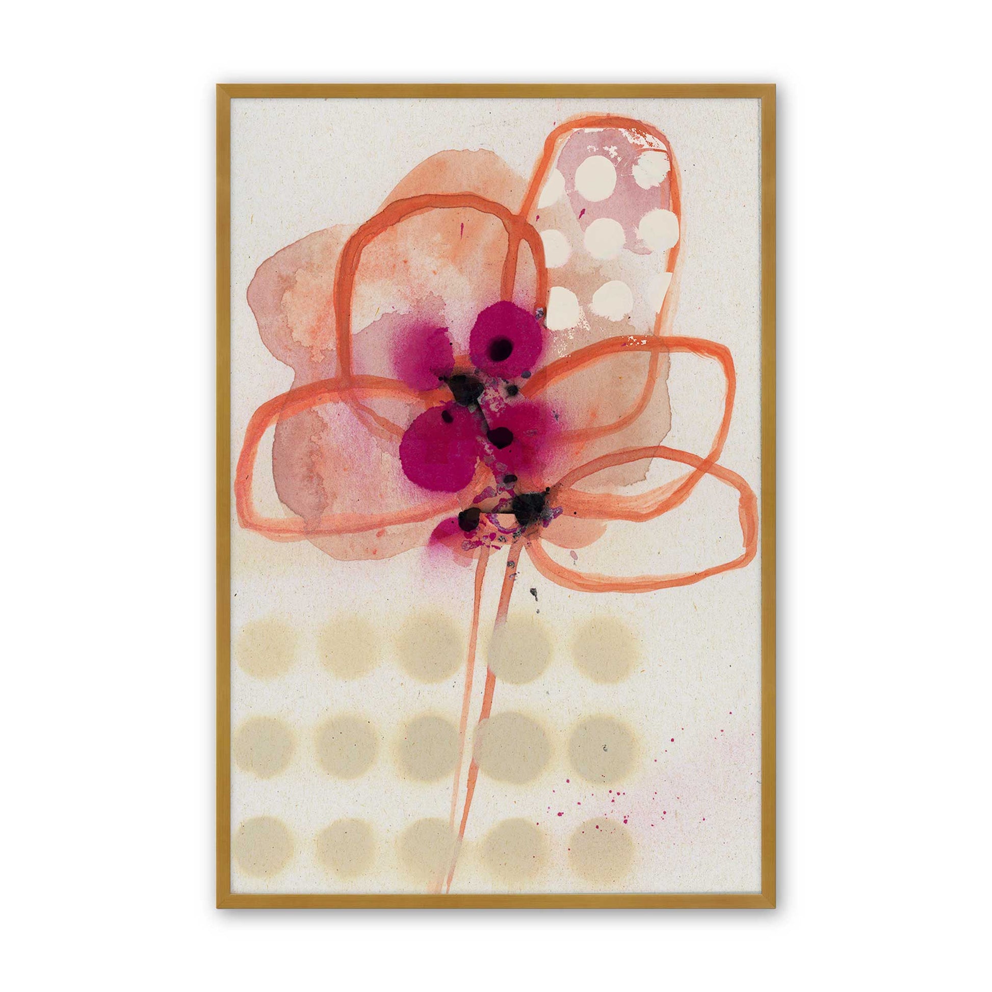 [Color:Polished Gold], Picture of art in a Polished Gold frame