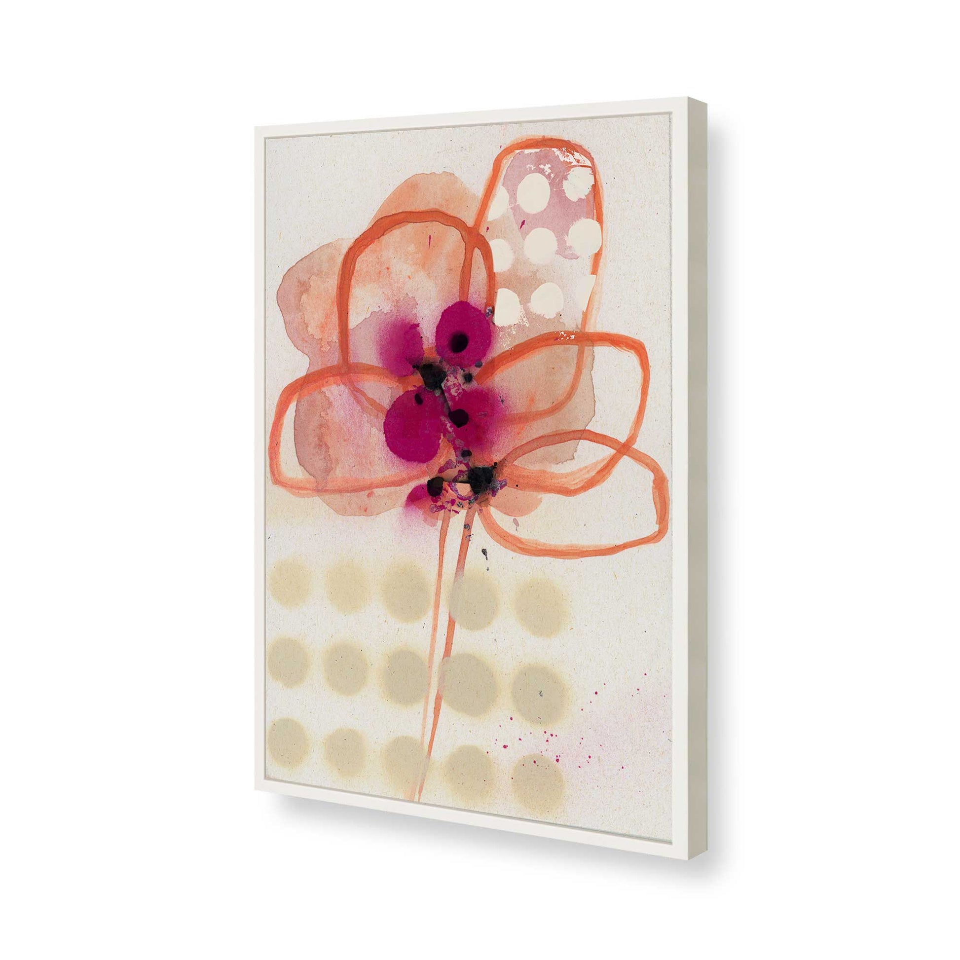 [Color:Opaque White], Picture of art in a Opaque White frame of the corner