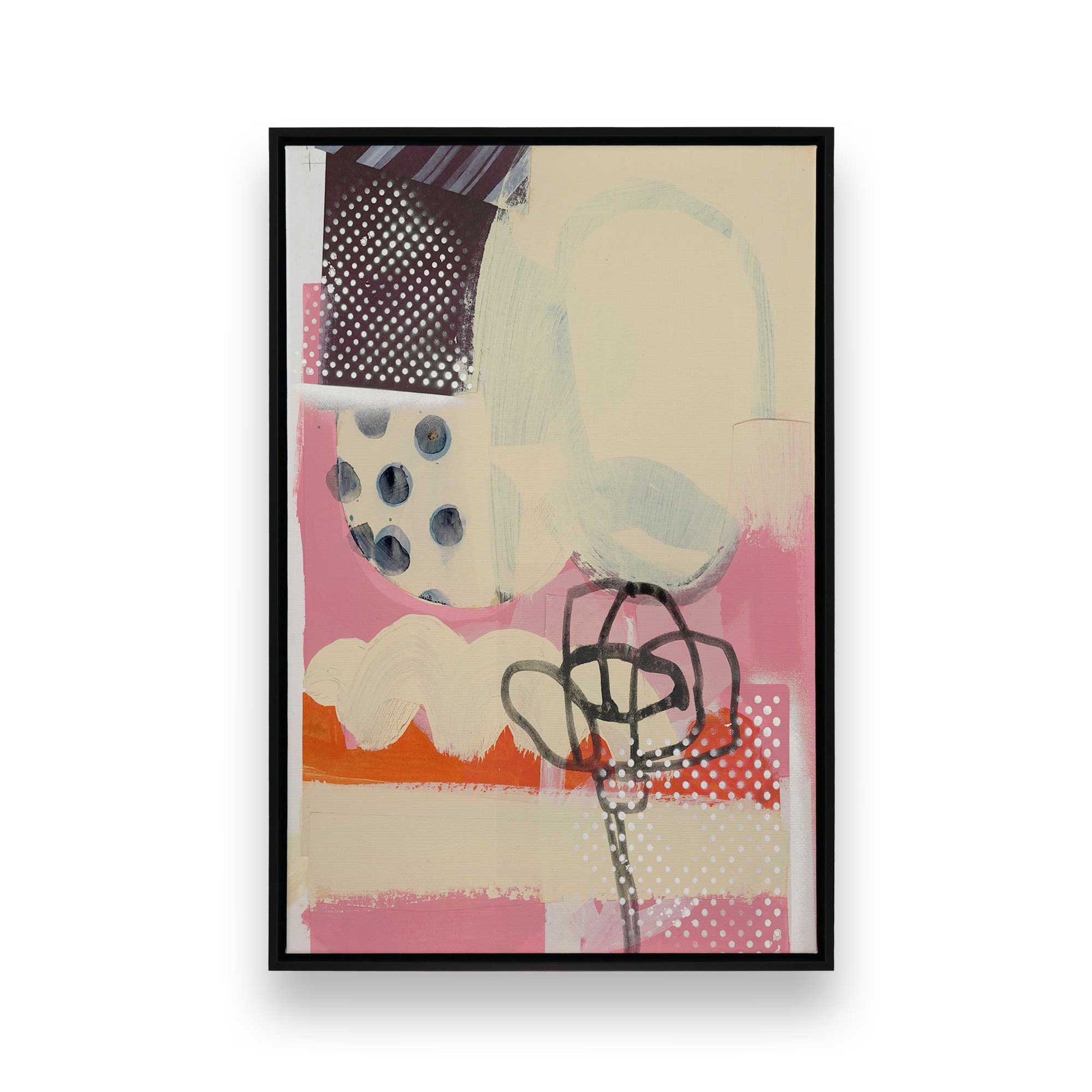 [Color:Satin Black], Picture of art in a Satin Black frame
