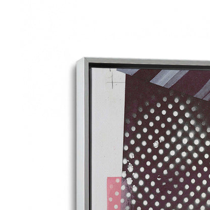 [Color:Polished Chrome], Picture of art in a Polished Chrome frame at an angle