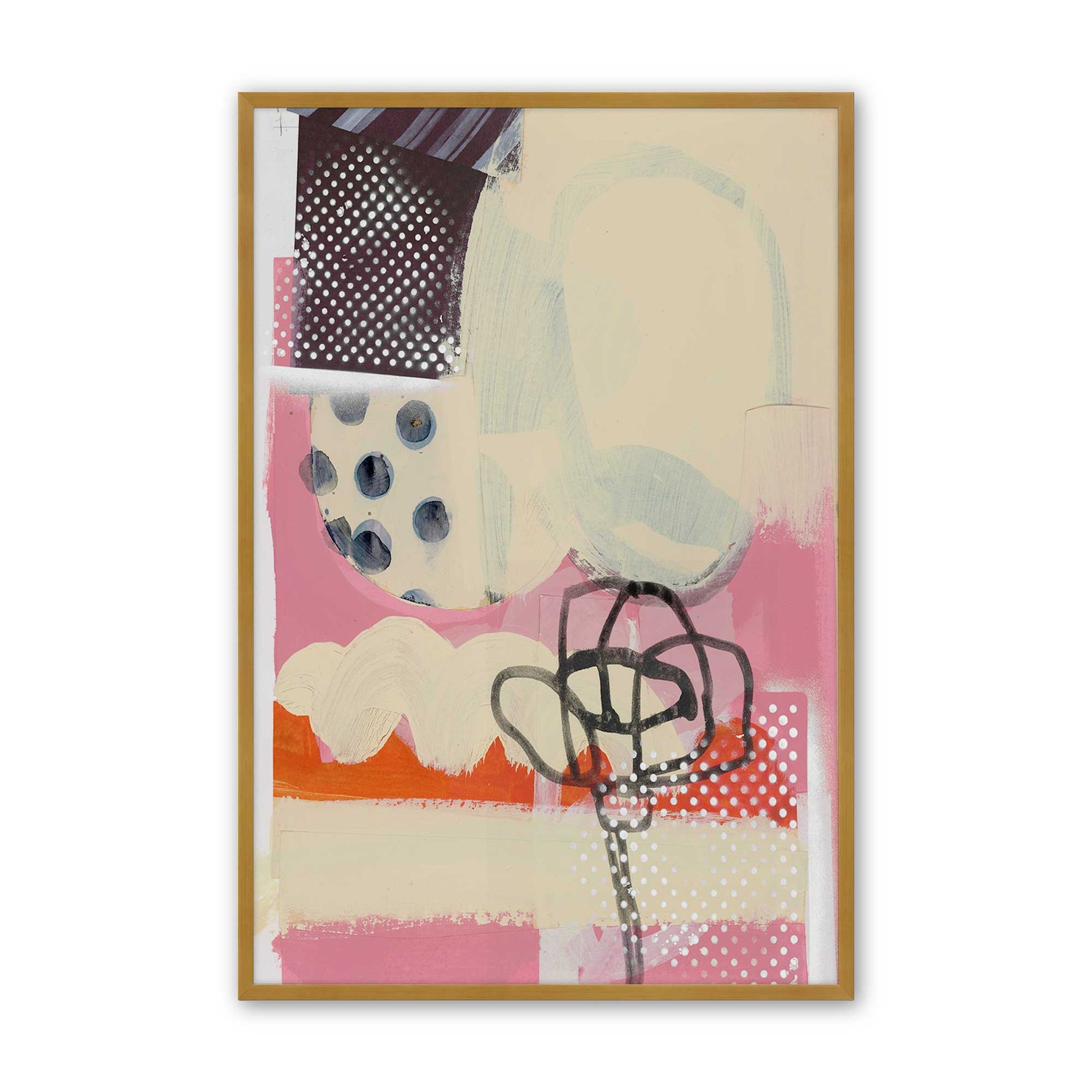 [Color:Polished Gold], Picture of art in a Polished Gold frame