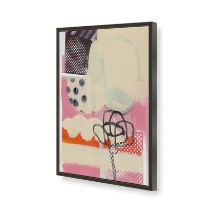 [Color:Satin Black], Picture of art in a Satin Black frame of the corner