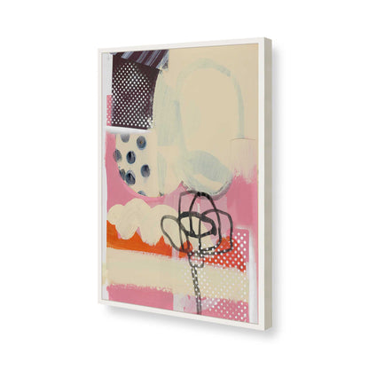 [Color:Opaque White], Picture of art in a Opaque White frame of the corner