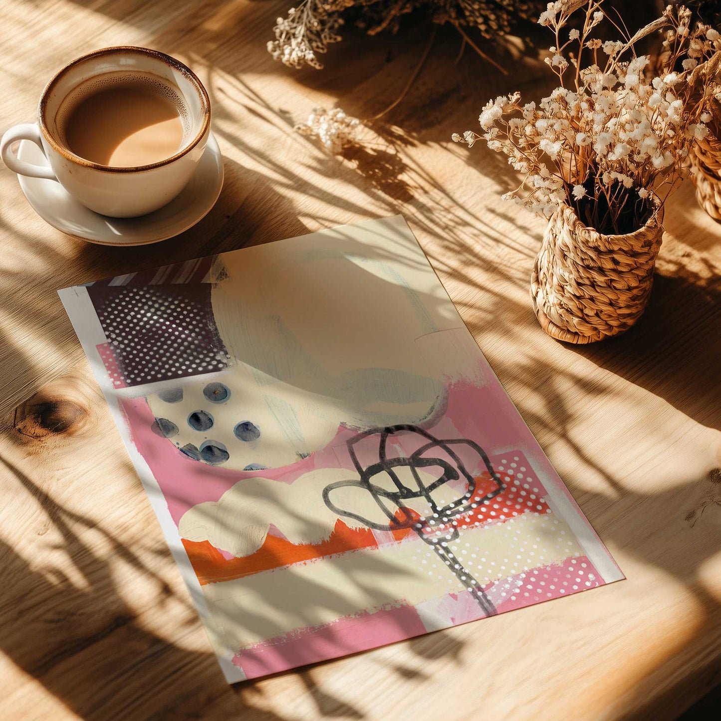 [Color:Rolled Print], Picture of close up of art