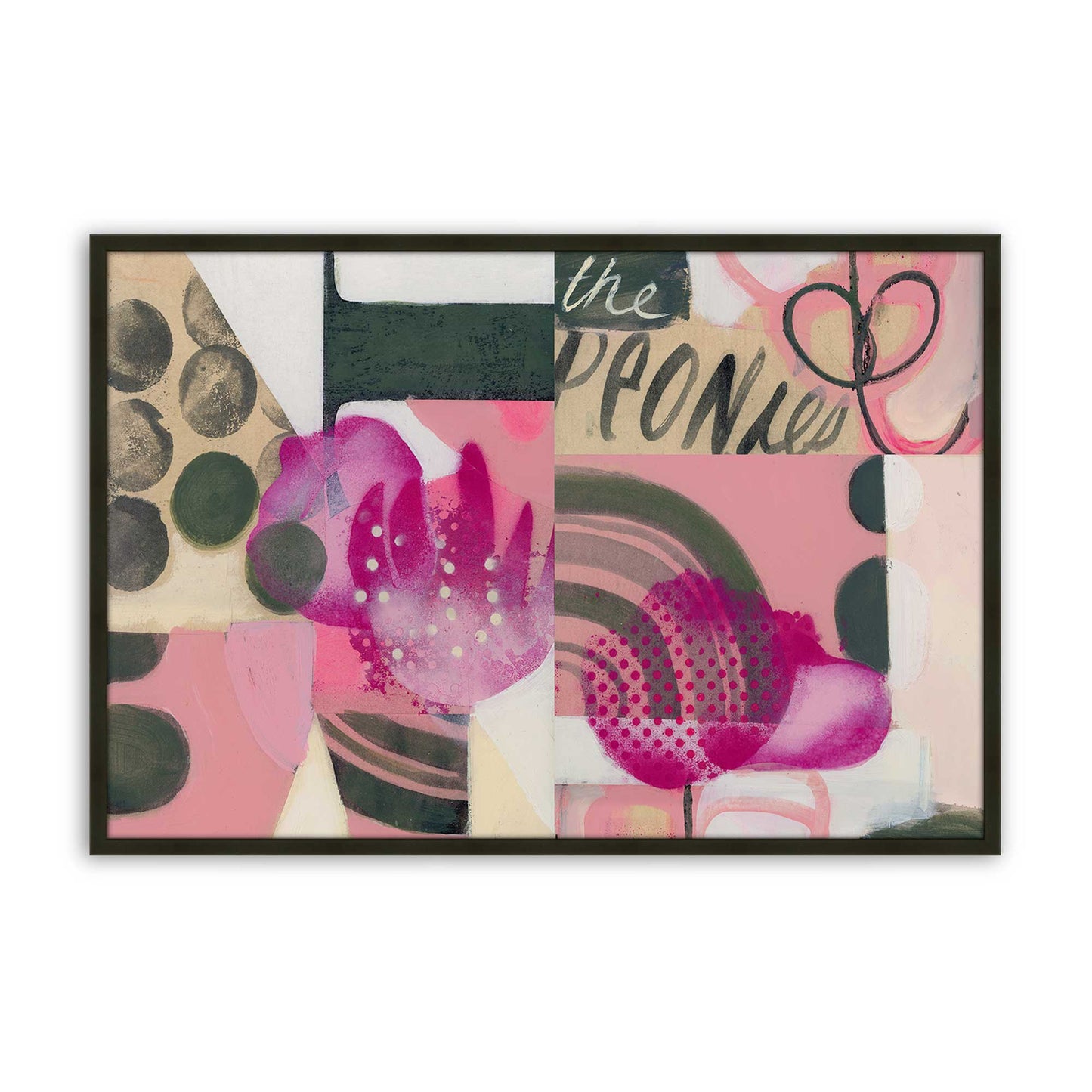 [Color:Satin Black], Picture of art in a Satin Black frame