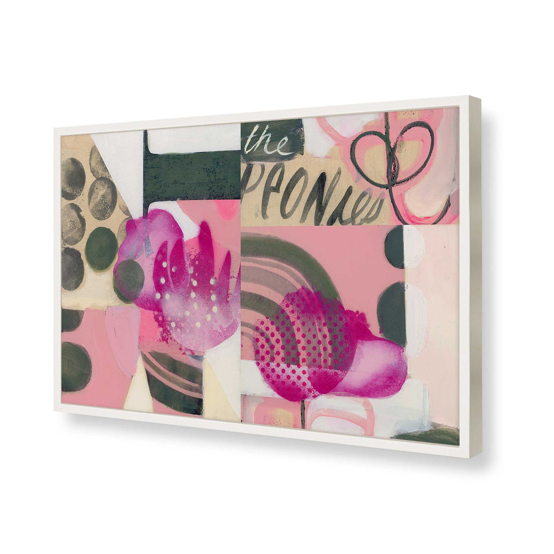 [Color:Opaque White], Picture of art in a Opaque White frame of the corner