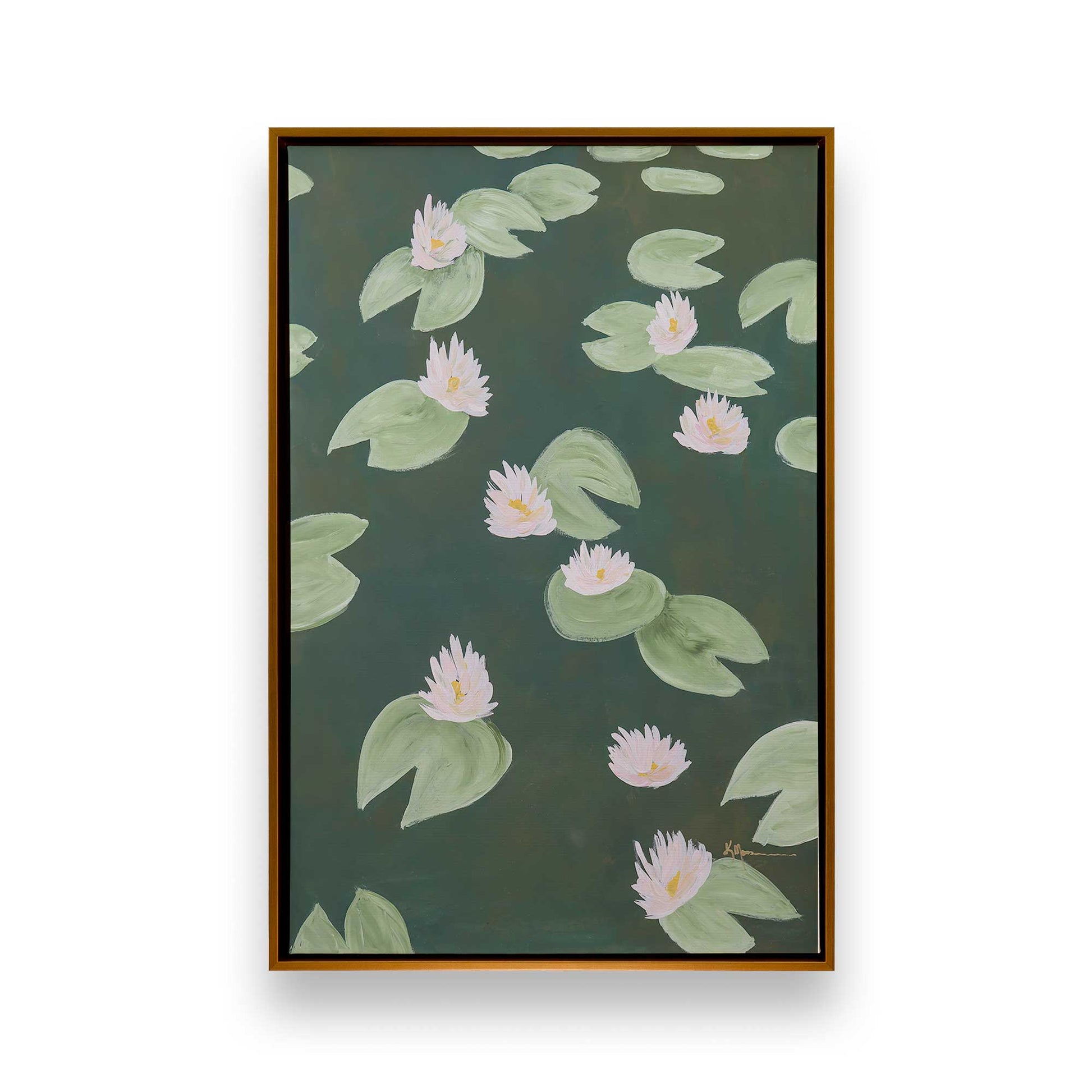 [Color:Polished Gold], Picture of art in a Polished Gold frame
