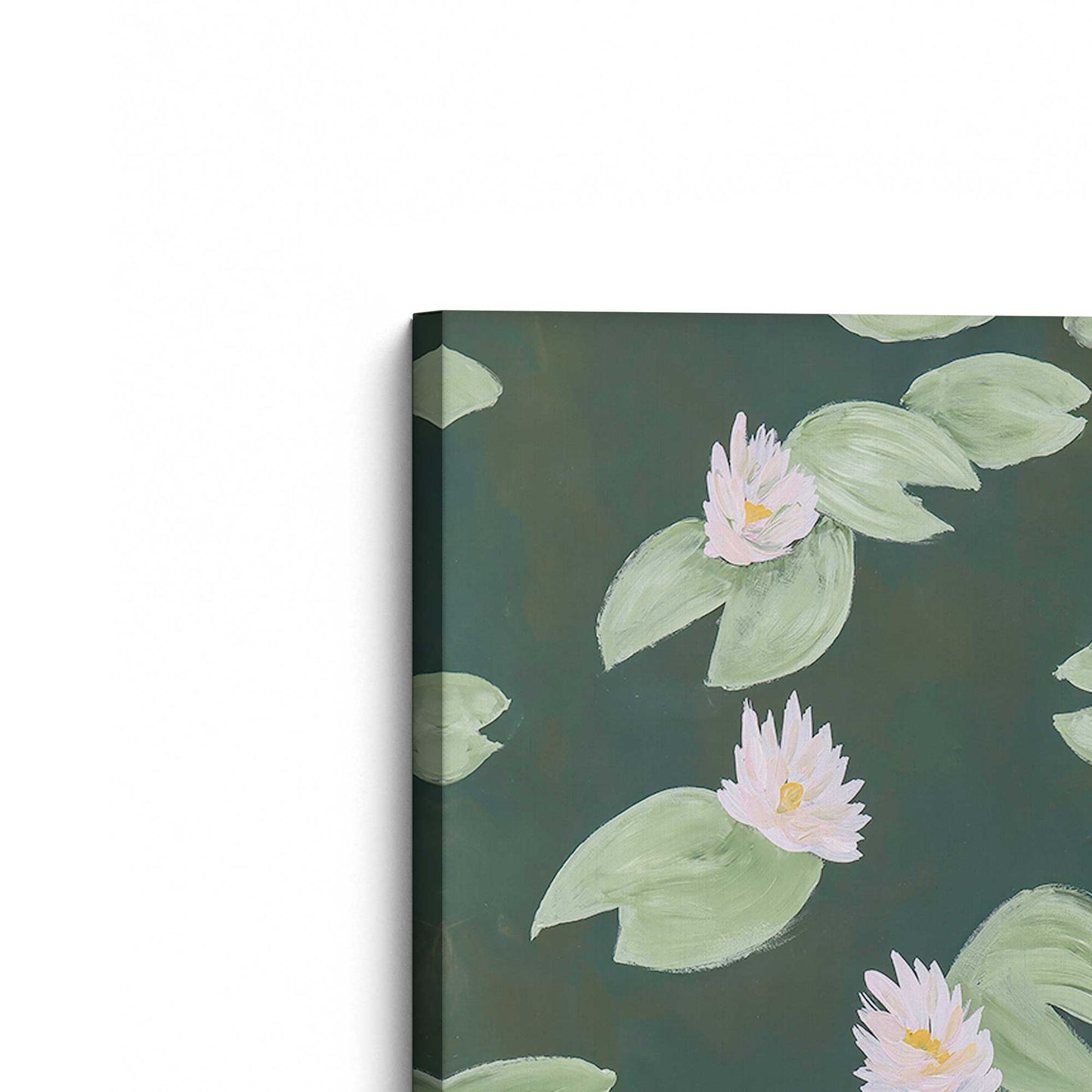 [Color:Stretched Canvas], Picture of the corner of the art