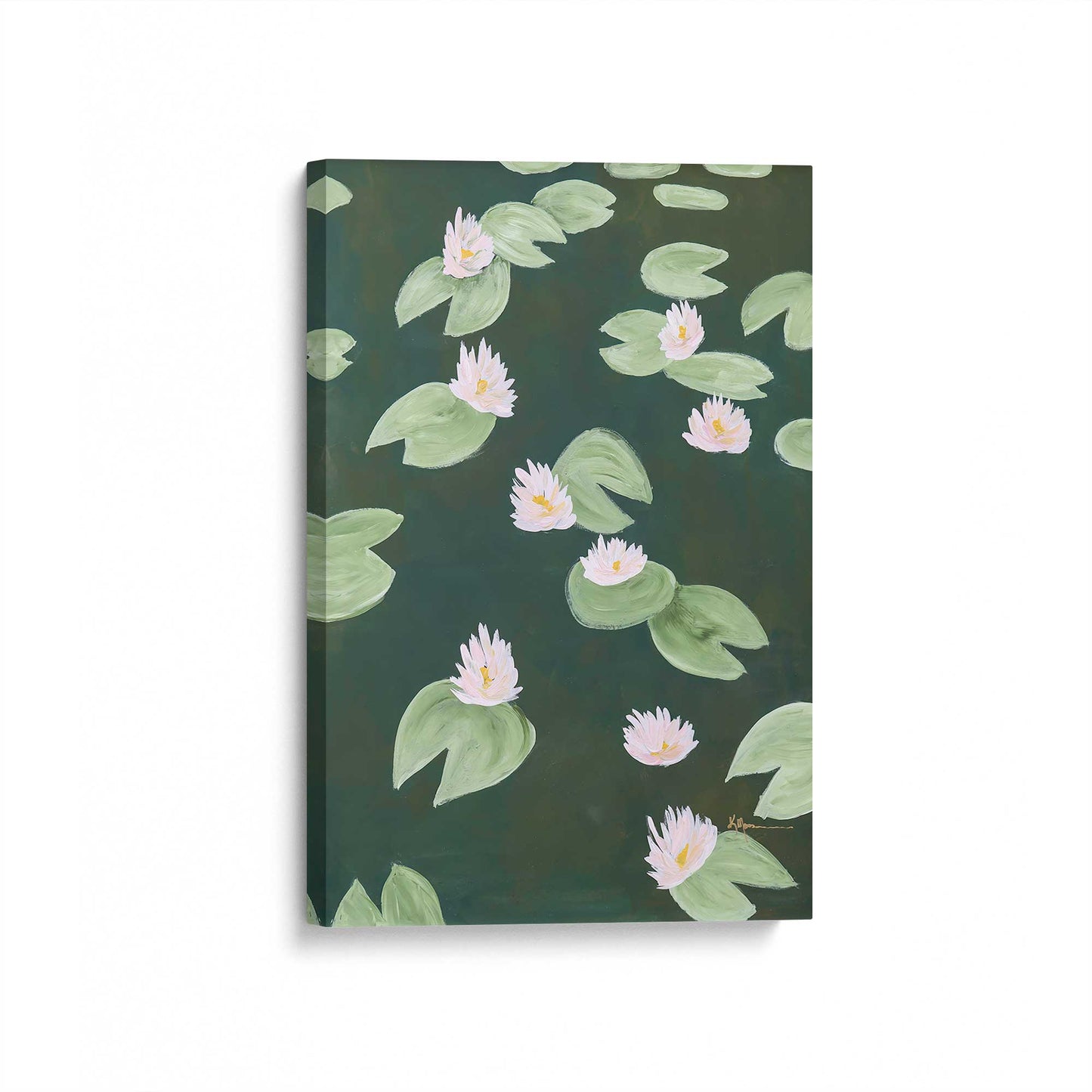 [Color:Stretched Canvas], Picture of art at an angle