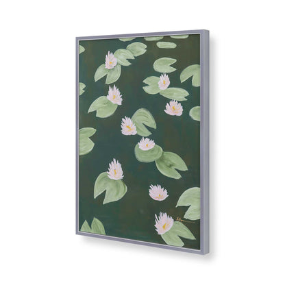 [Color:Polished Chrome], Picture of art in a Polished Chrome frame of the corner