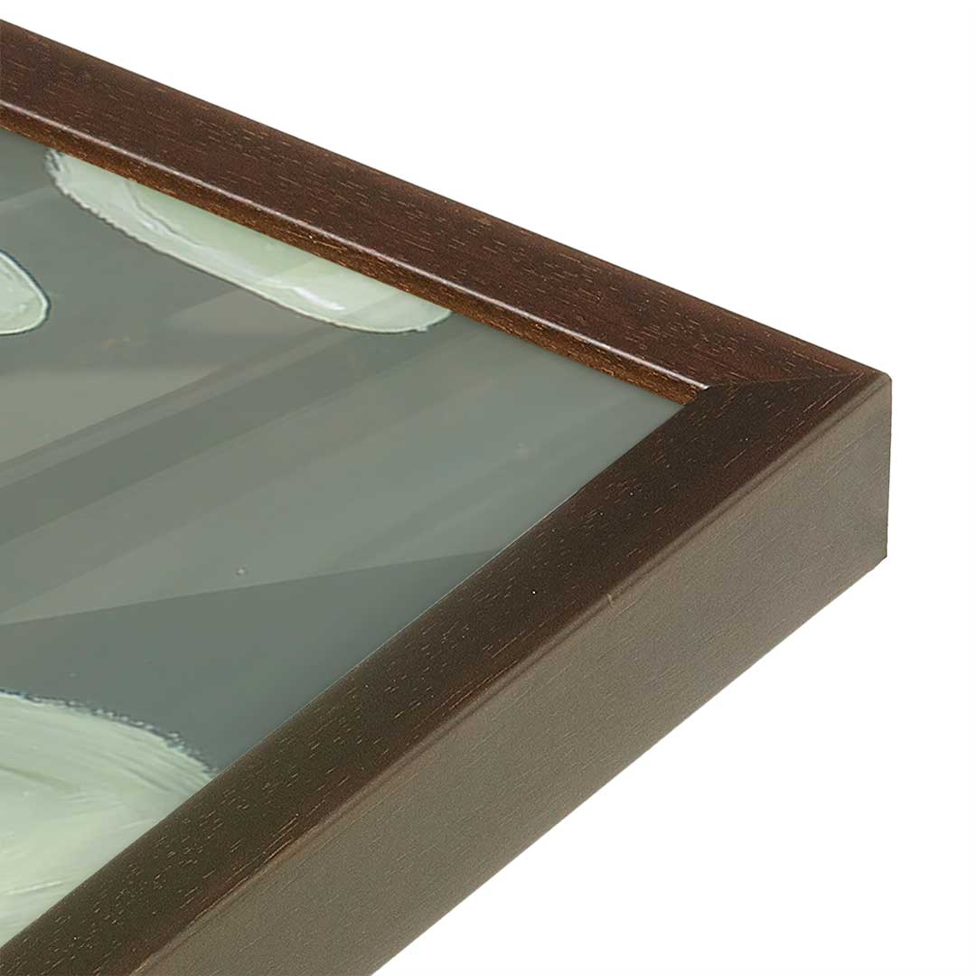 [Color:Belvinder Brown], Picture of art in a Belvinder Brown frame at an angle