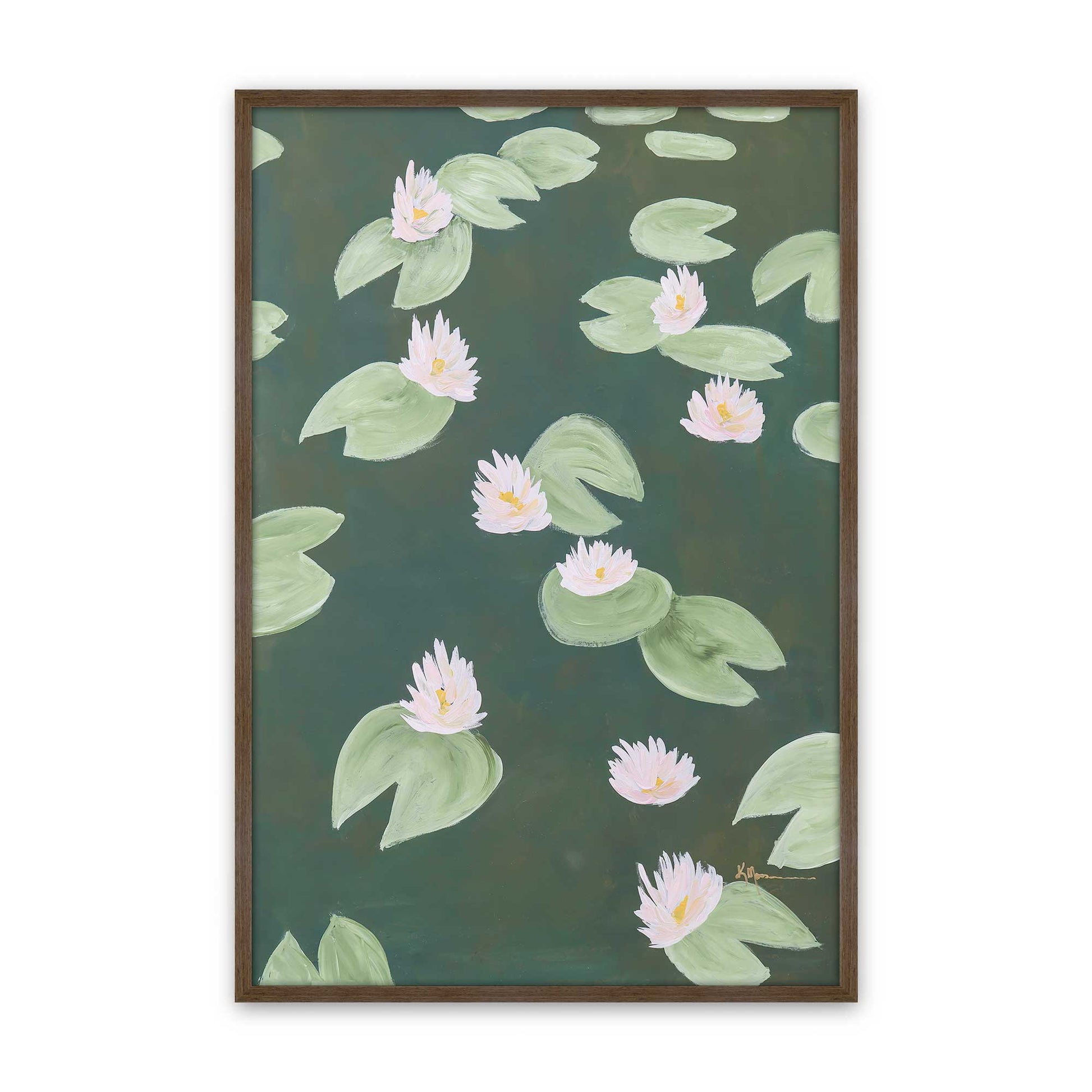 [Color:Walnut], Picture of art in a Walnut frame