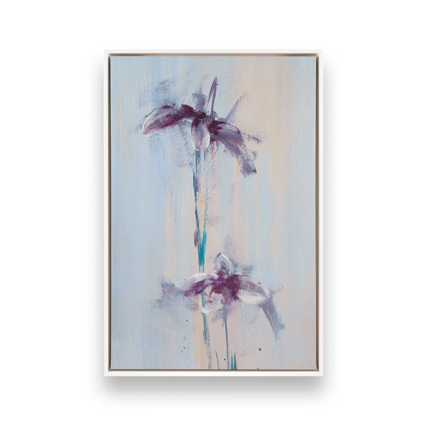 [Color:Opaque White], Picture of art in a White frame