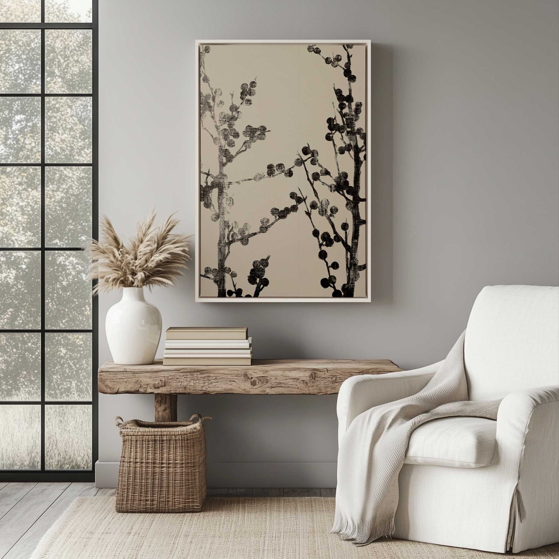 Picture of art in a room
