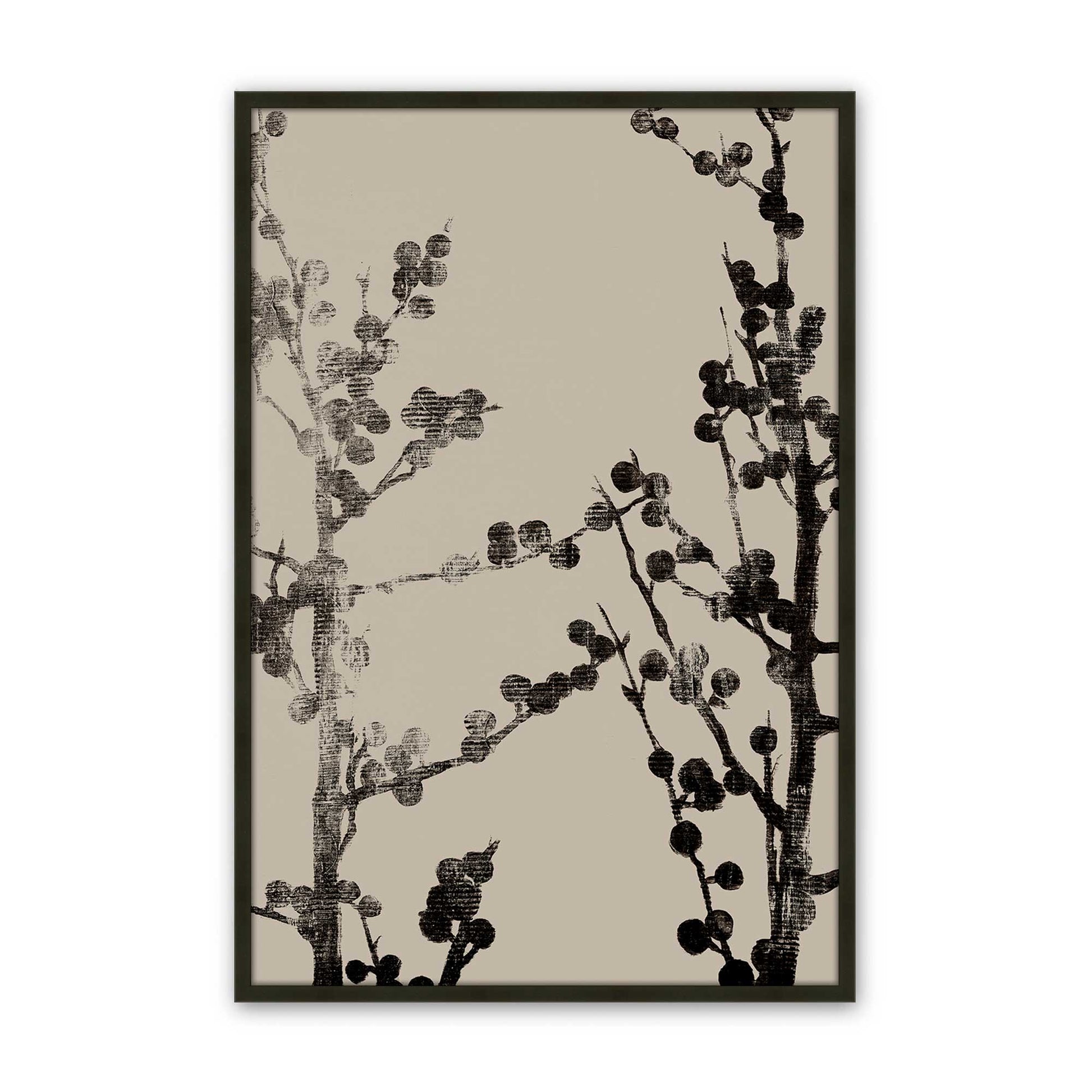 [Color:Satin Black], Picture of art in a Satin Black frame