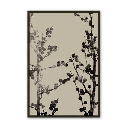 [Color:Satin Black], Picture of art in a Satin Black frame