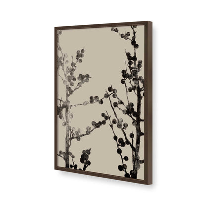 [Color:Brown], Picture of art in a Brown frame of the corner