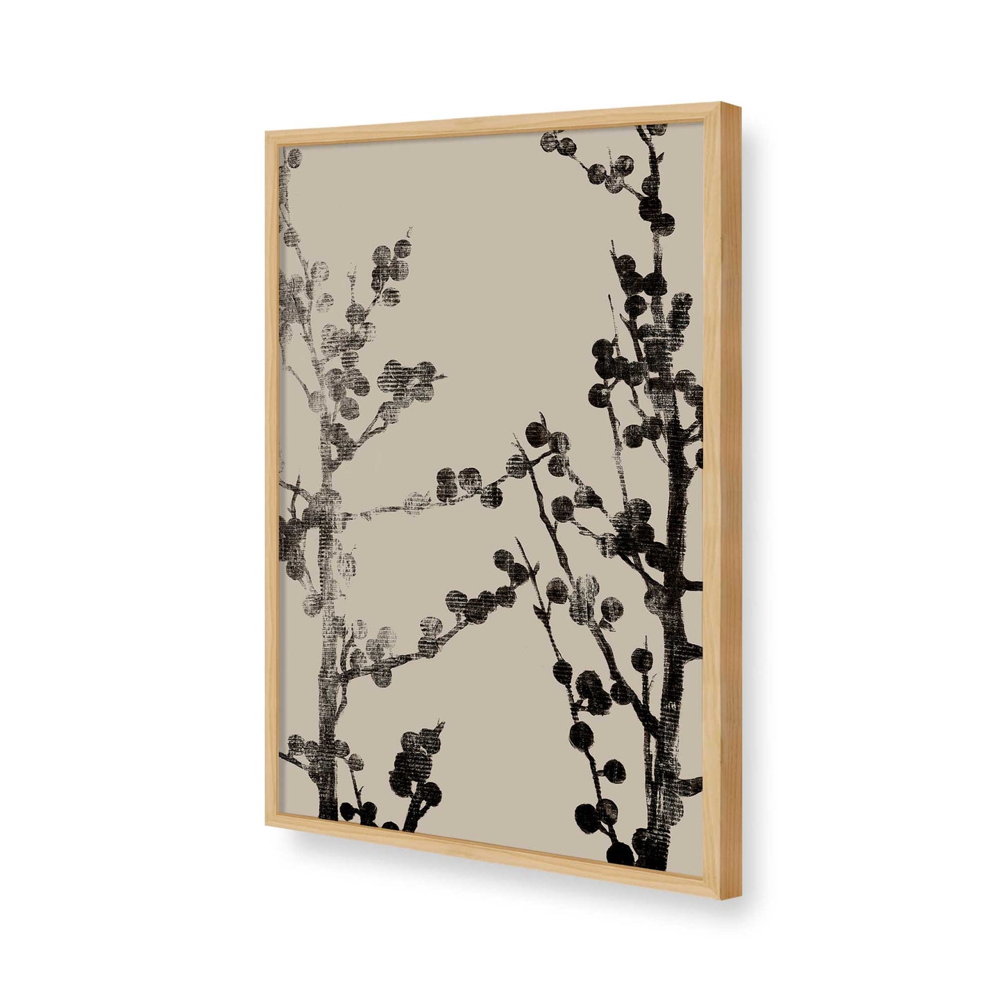 [Color:American Maple], Picture of art in a American Maple frame of the corner