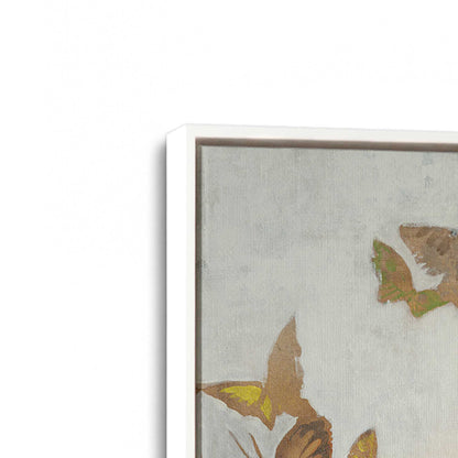 [Color:Opaque White], Picture of art in a White frame at an angle