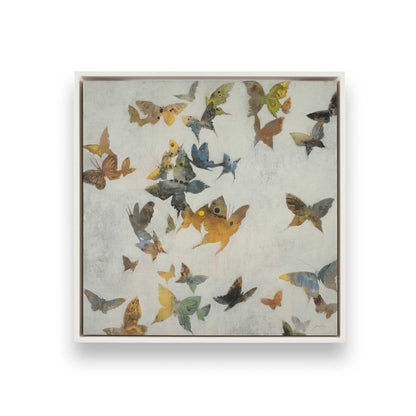 [Color:Opaque White], Picture of art in a White frame