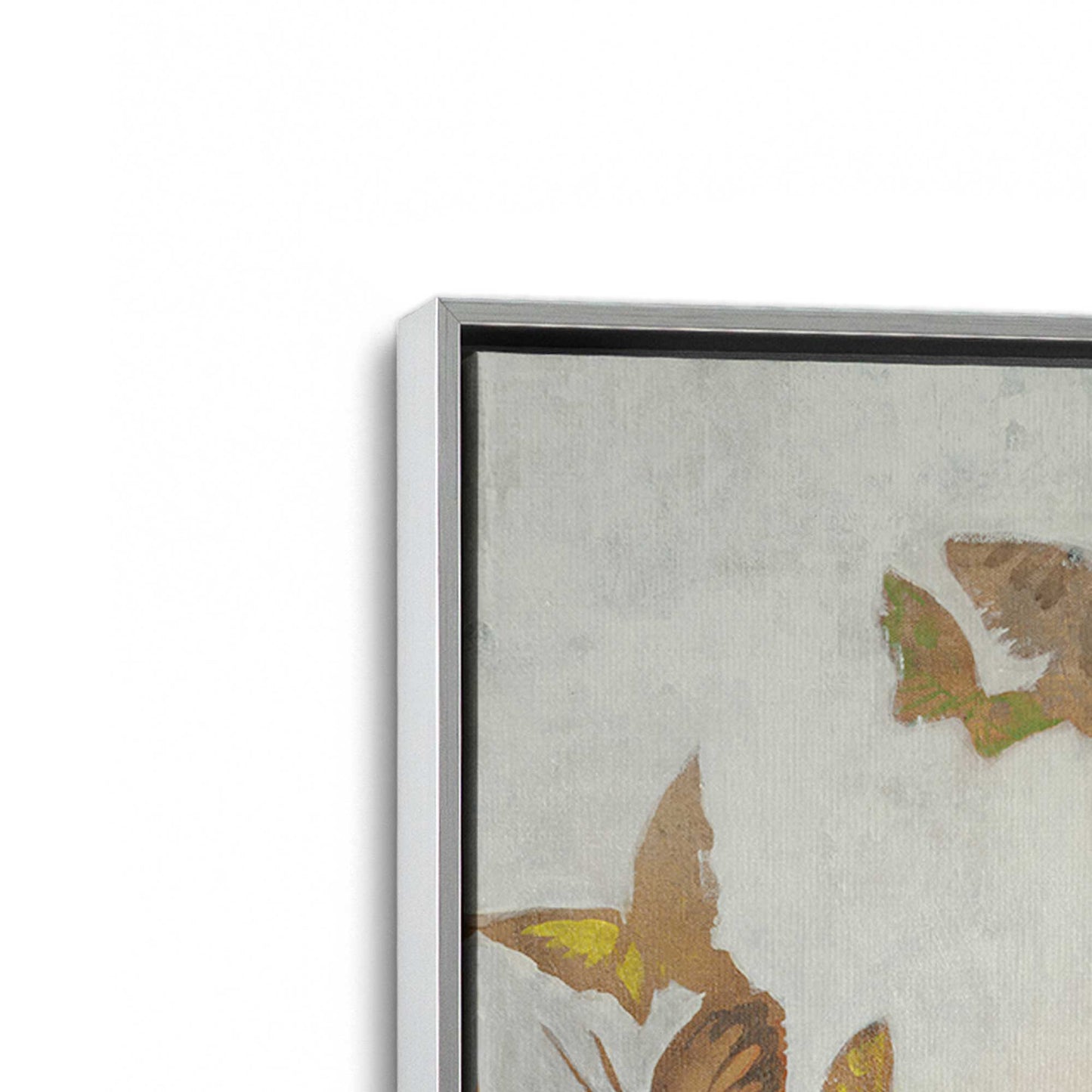 [Color:Polished Chrome], Picture of art in a Polished Chrome frame at an angle