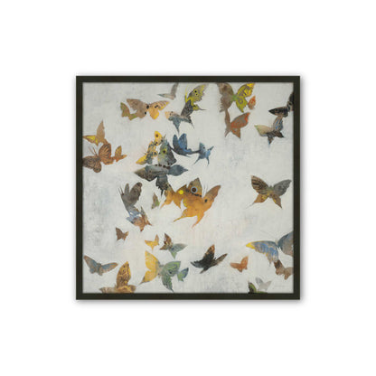[Color:Satin Black], Picture of art in a Satin Black frame