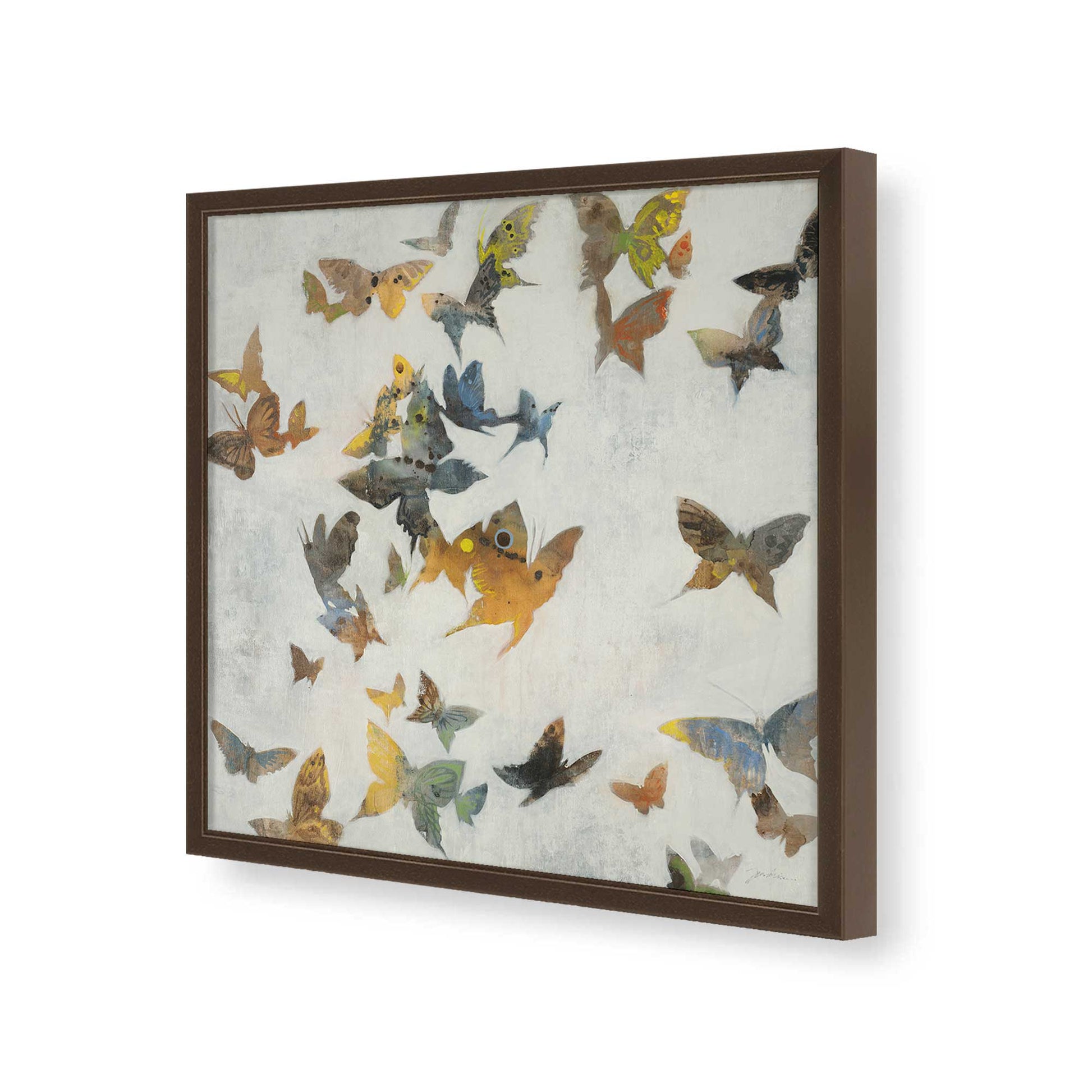 [Color:Espresso], Picture of art in a Espresso frame of the corner