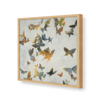 [Color:American Maple], Picture of art in a American Maple frame of the corner