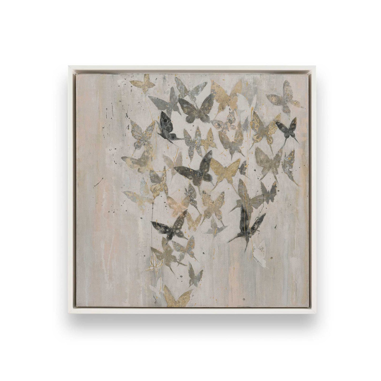 [Color:Opaque White], Picture of art in a White frame