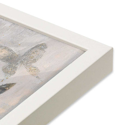 [Color:Opaque White], Picture of art in a Opaque White frame at an angle
