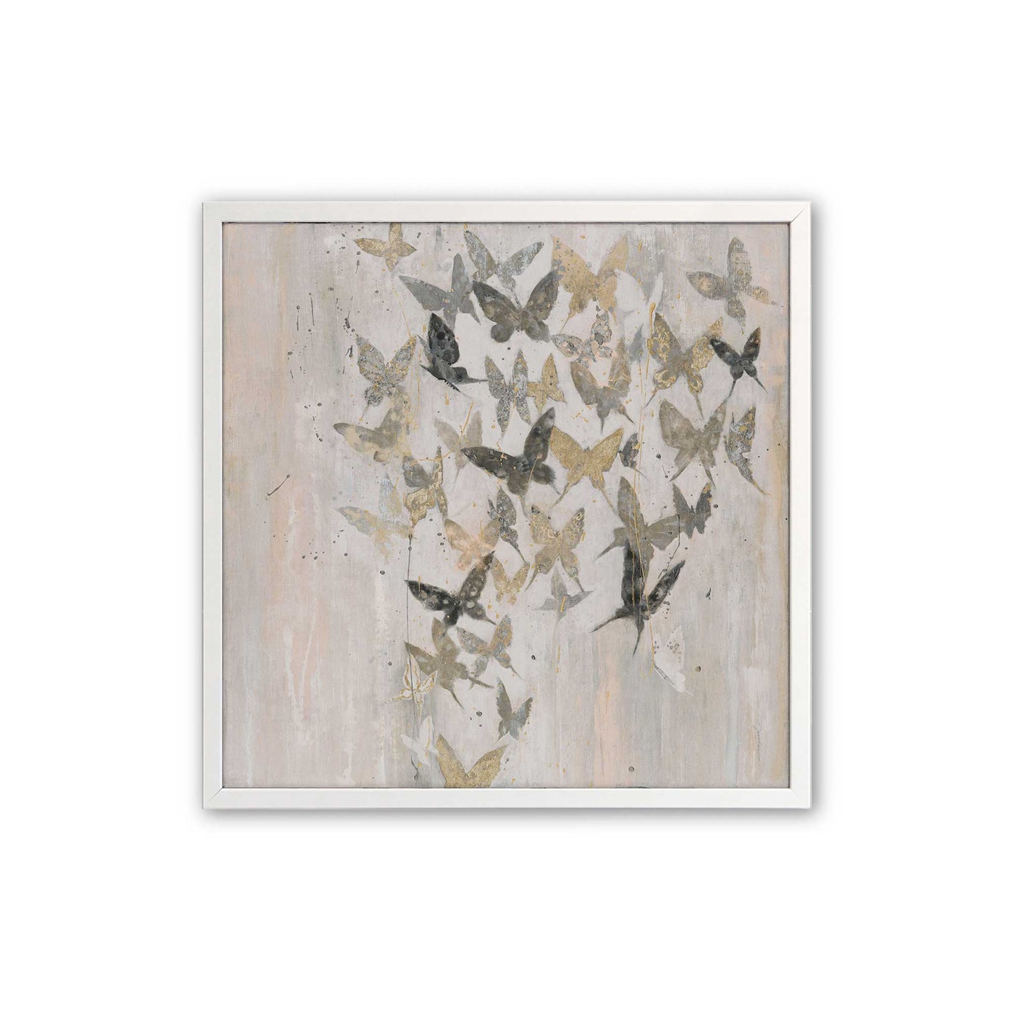 [Color:Opaque White], Picture of art in a Opaque White frame