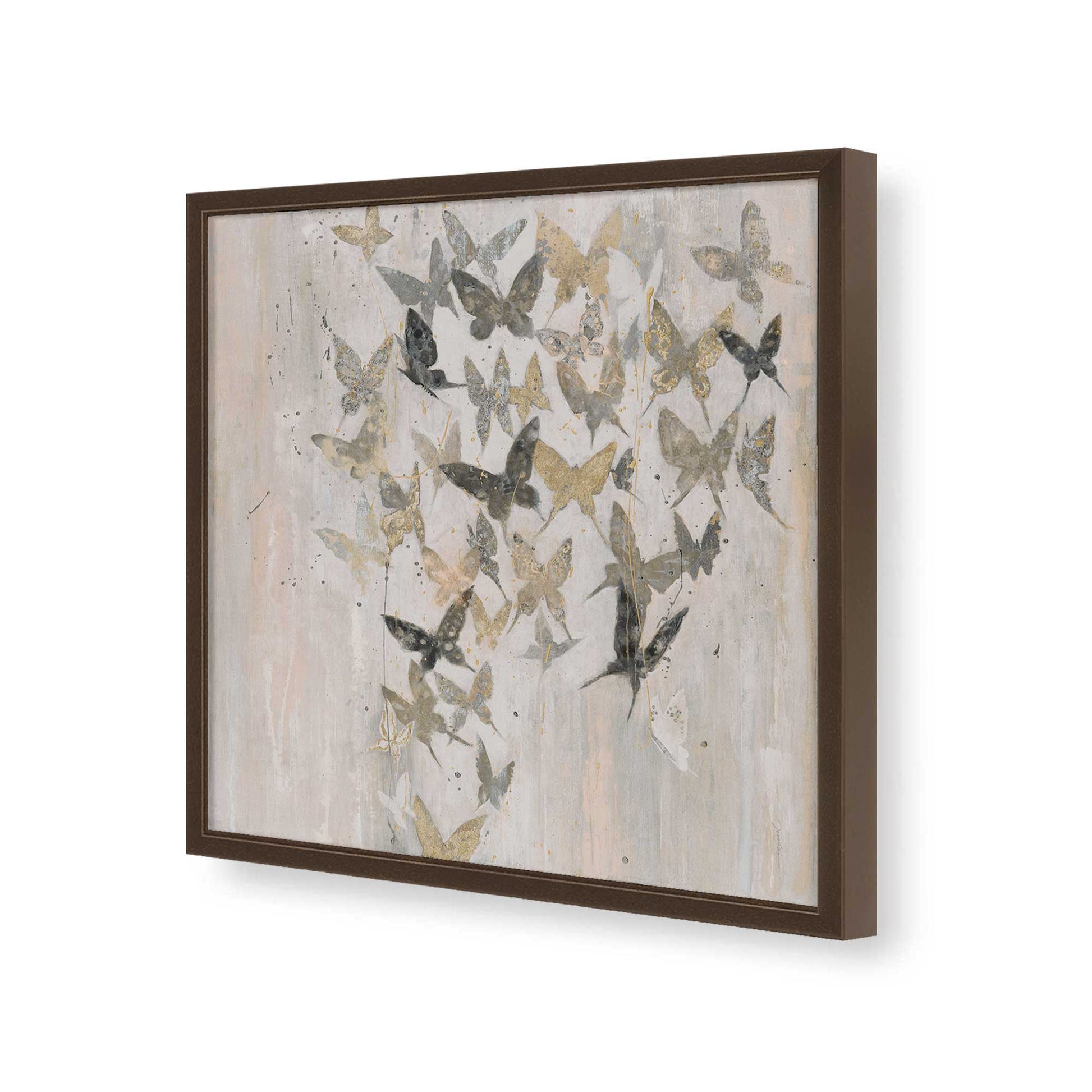 [Color:Espresso], Picture of art in a Espresso frame of the corner