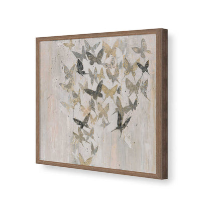 [Color:Walnut], Picture of art in a Walnut frame of the corner