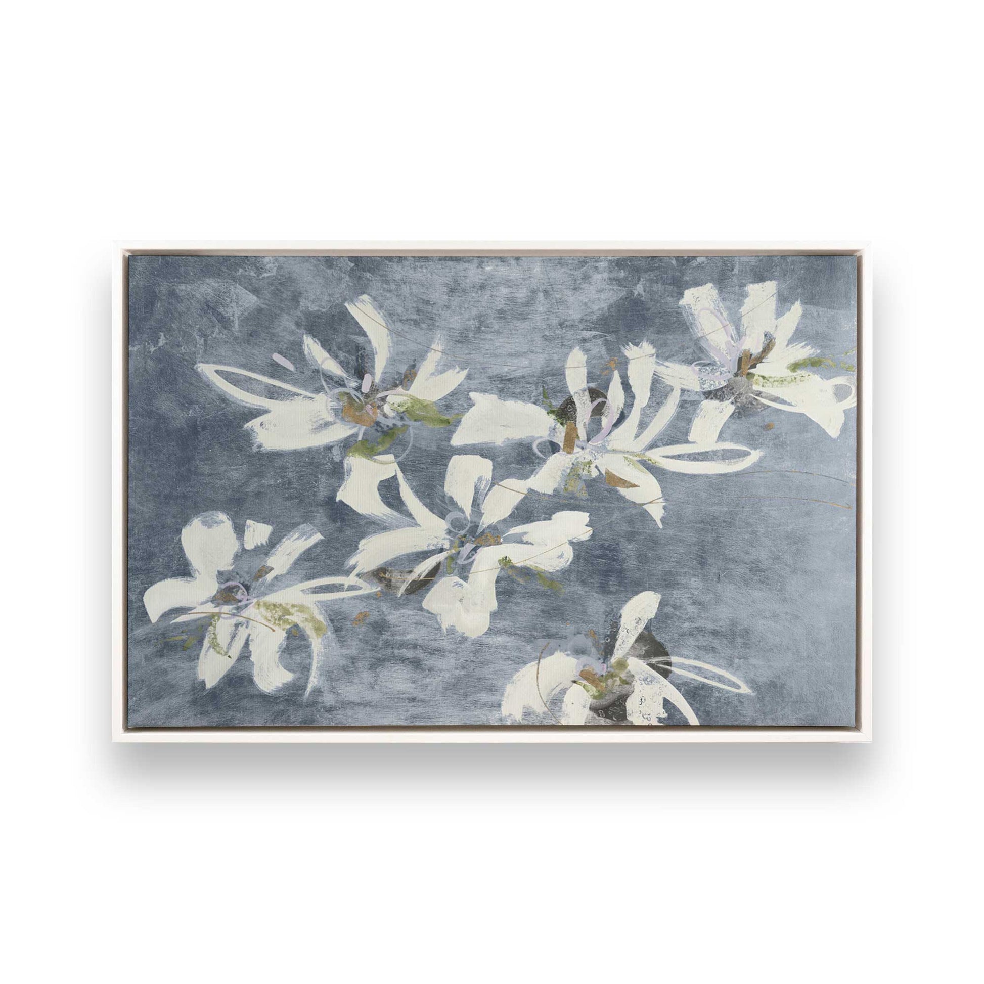 [Color:Opaque White], Picture of art in a White frame