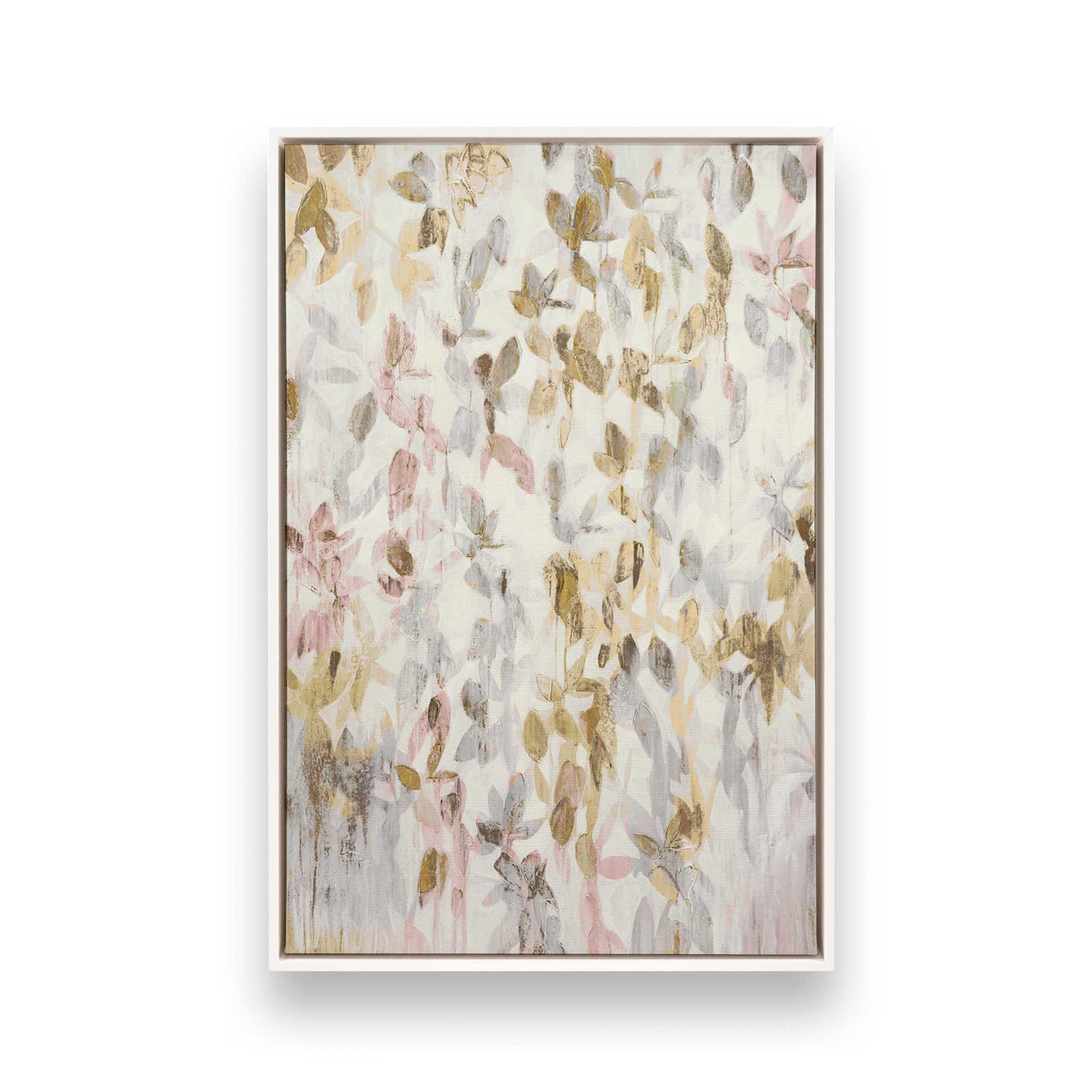 [Color:Opaque White], Picture of art in a White frame