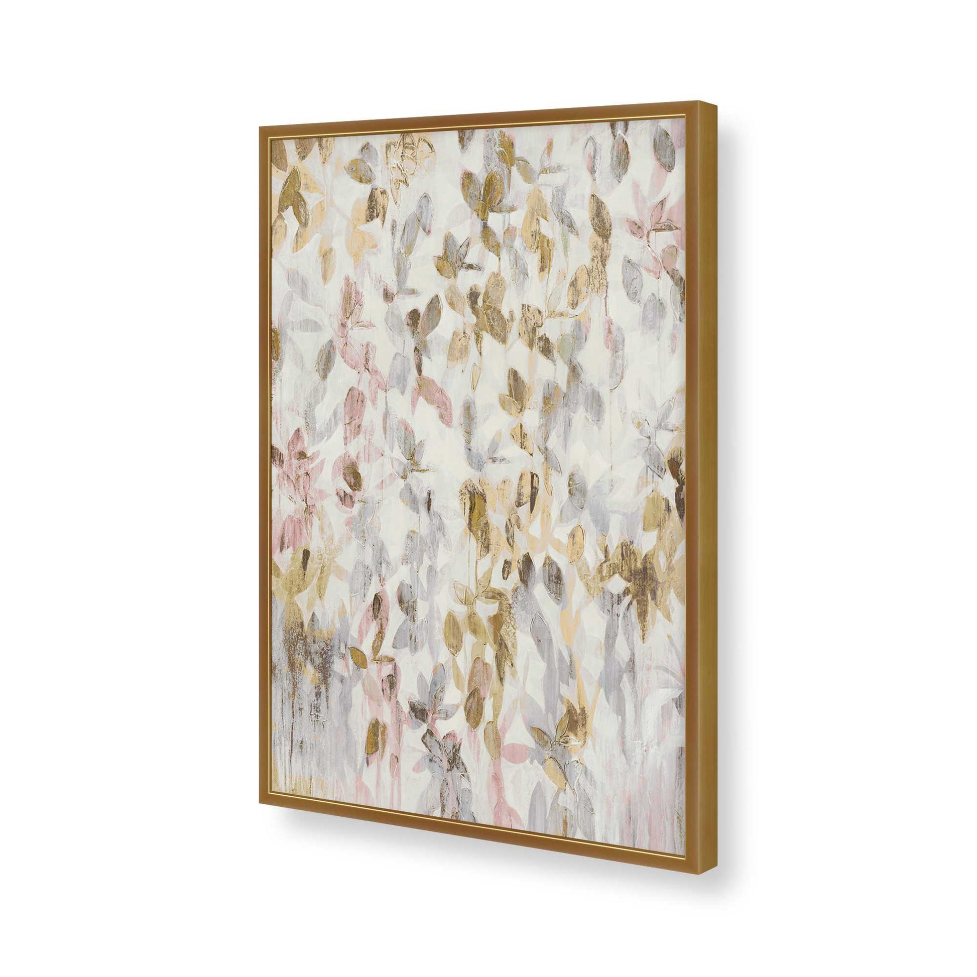 [Color:Polished Gold], Picture of art in a Polished Gold frame of the corner