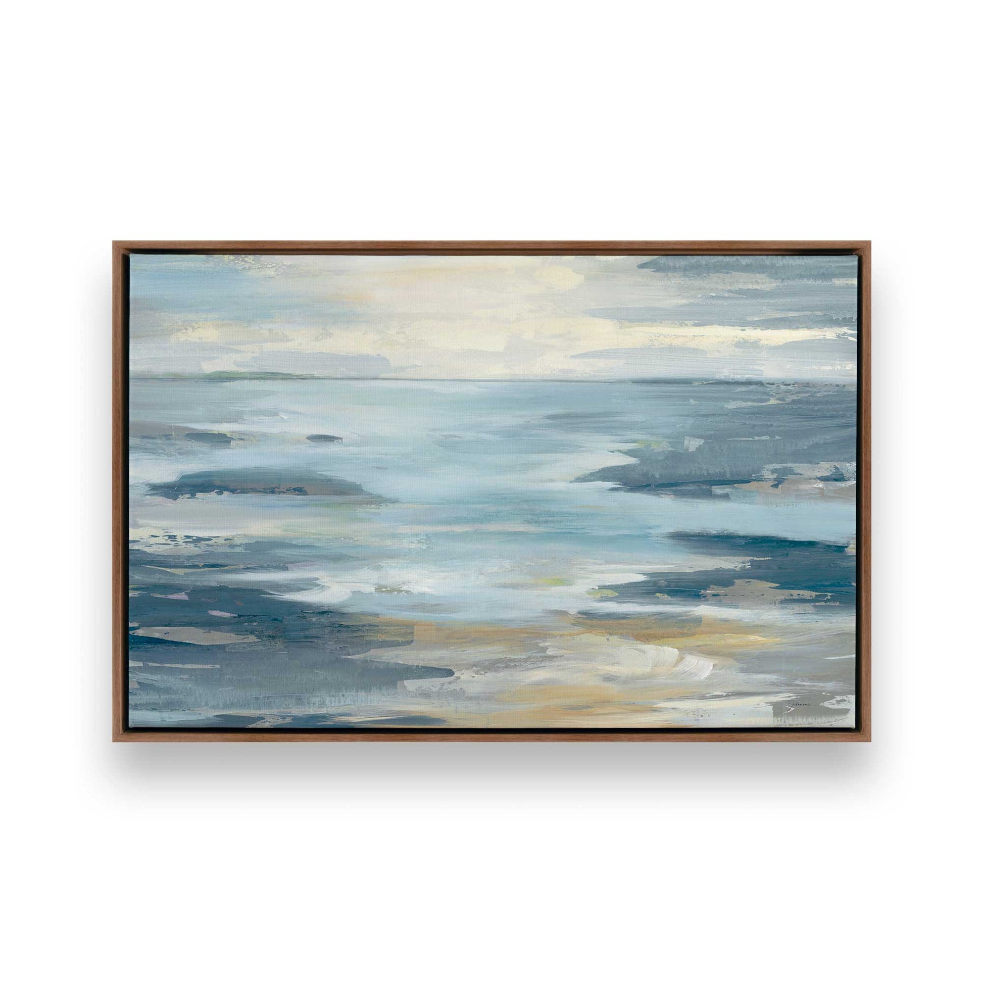 [Color:Walnut], Picture of art in a Walnut frame