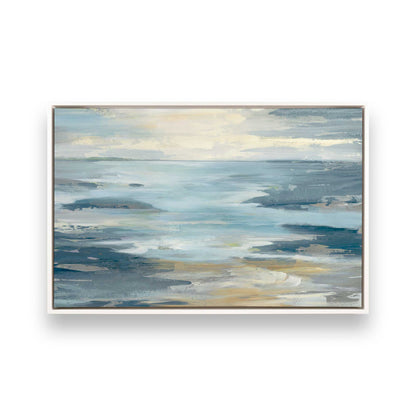 [Color:Opaque White], Picture of art in a White frame