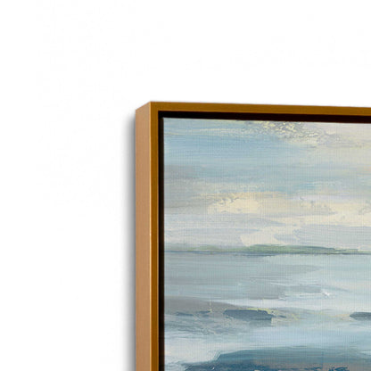 [Color:Polished Gold], Picture of art in a Polished Gold frame at an angle
