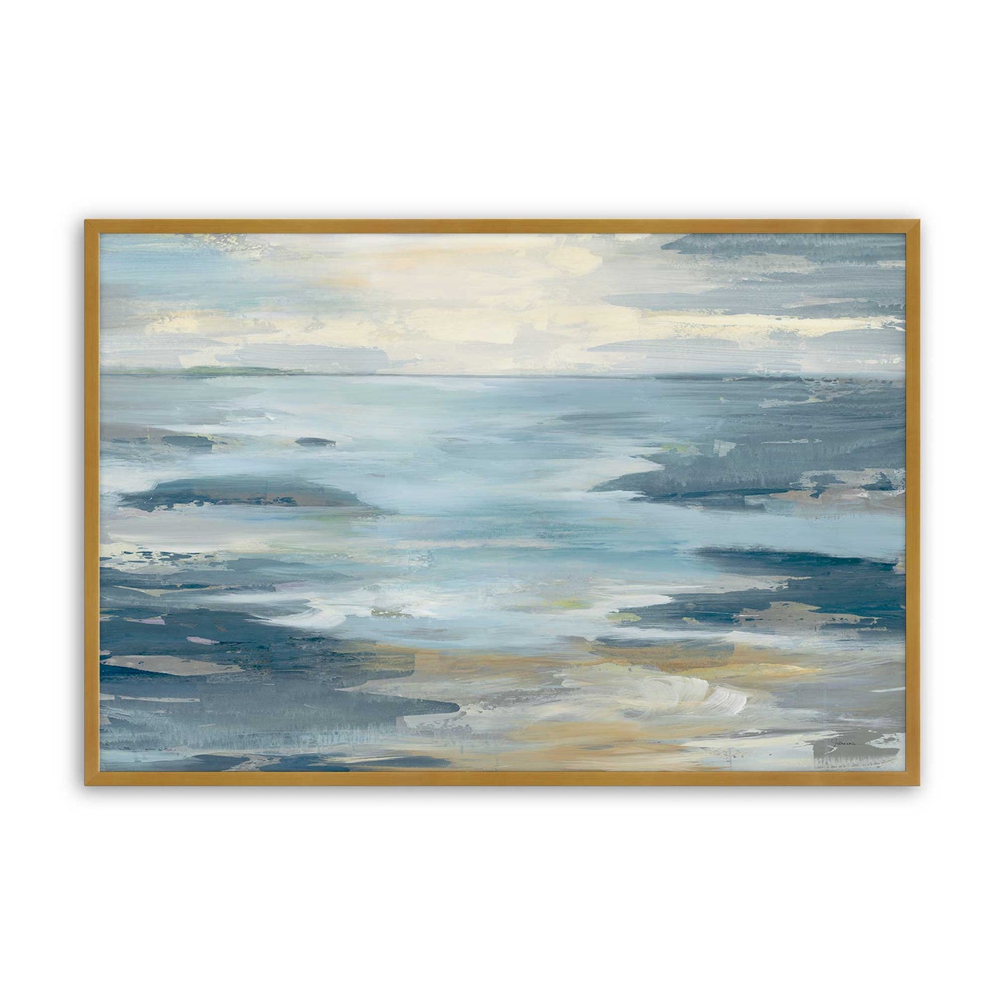 [Color:Polished Gold], Picture of art in a Polished Gold frame