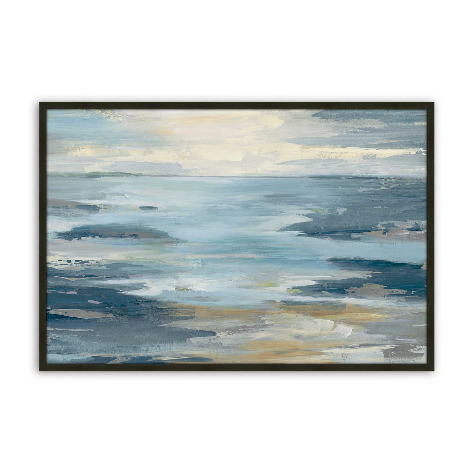 [Color:Satin Black], Picture of art in a Satin Black frame