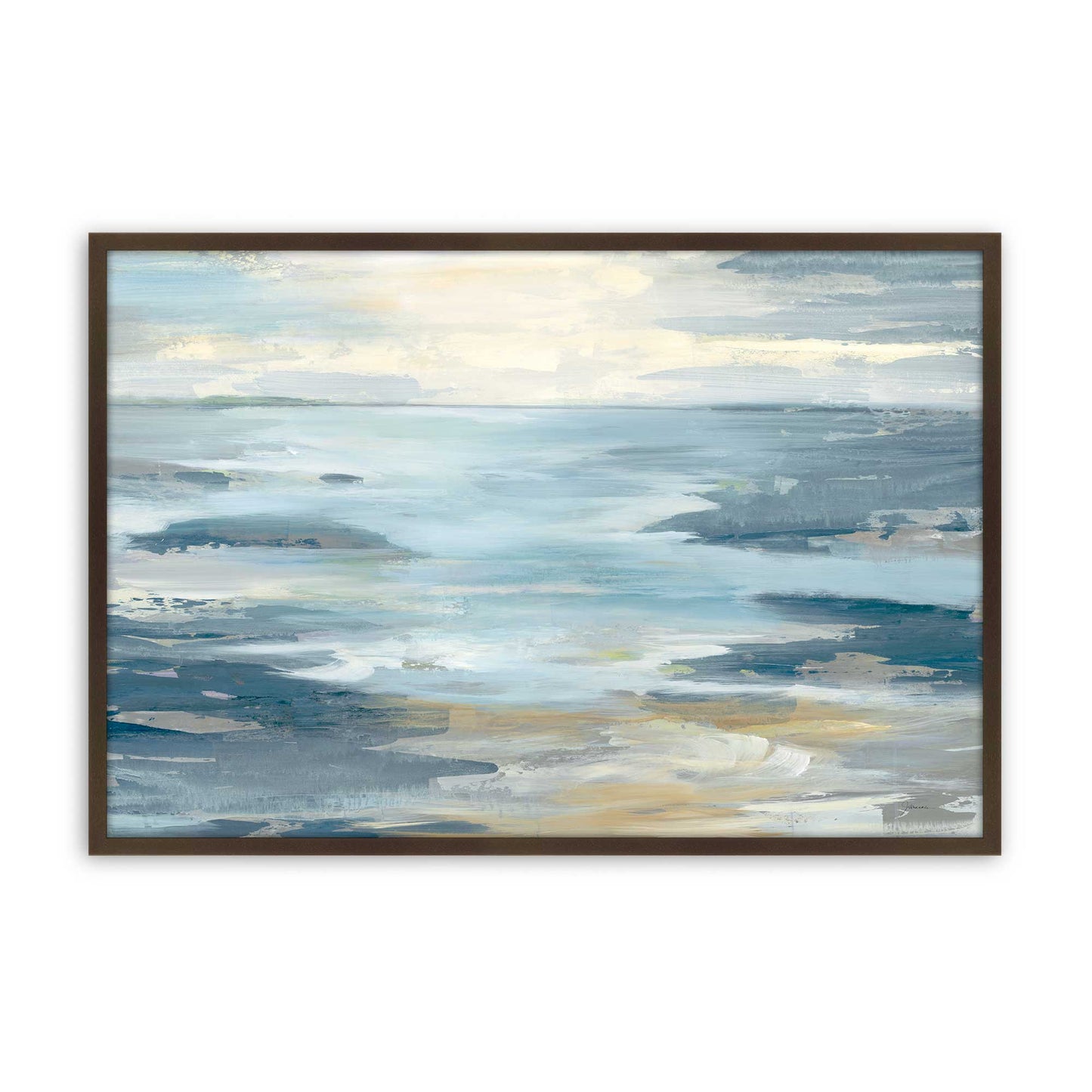 [Color:Belvinder Brown], Picture of art in a Belvinder Brown frame