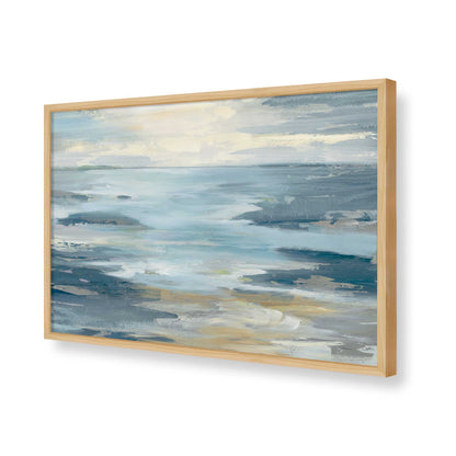 [Color:American Maple], Picture of art in a American Maple frame of the corner