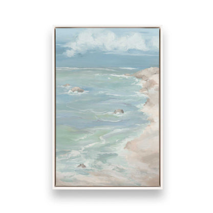 [Color:Opaque White], Picture of art in a White frame
