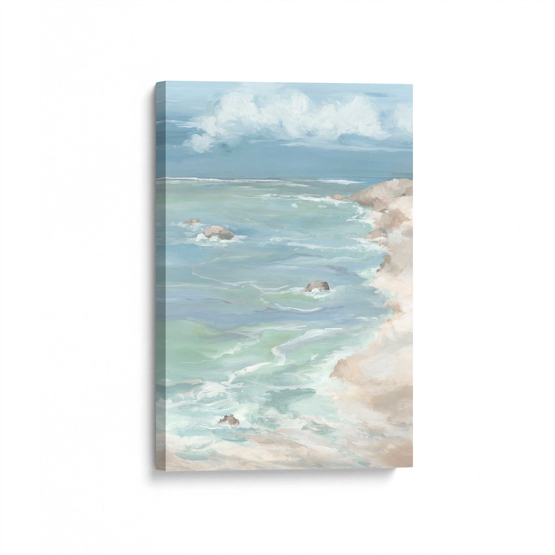 [Color:Stretched Canvas], Picture of art at an angle