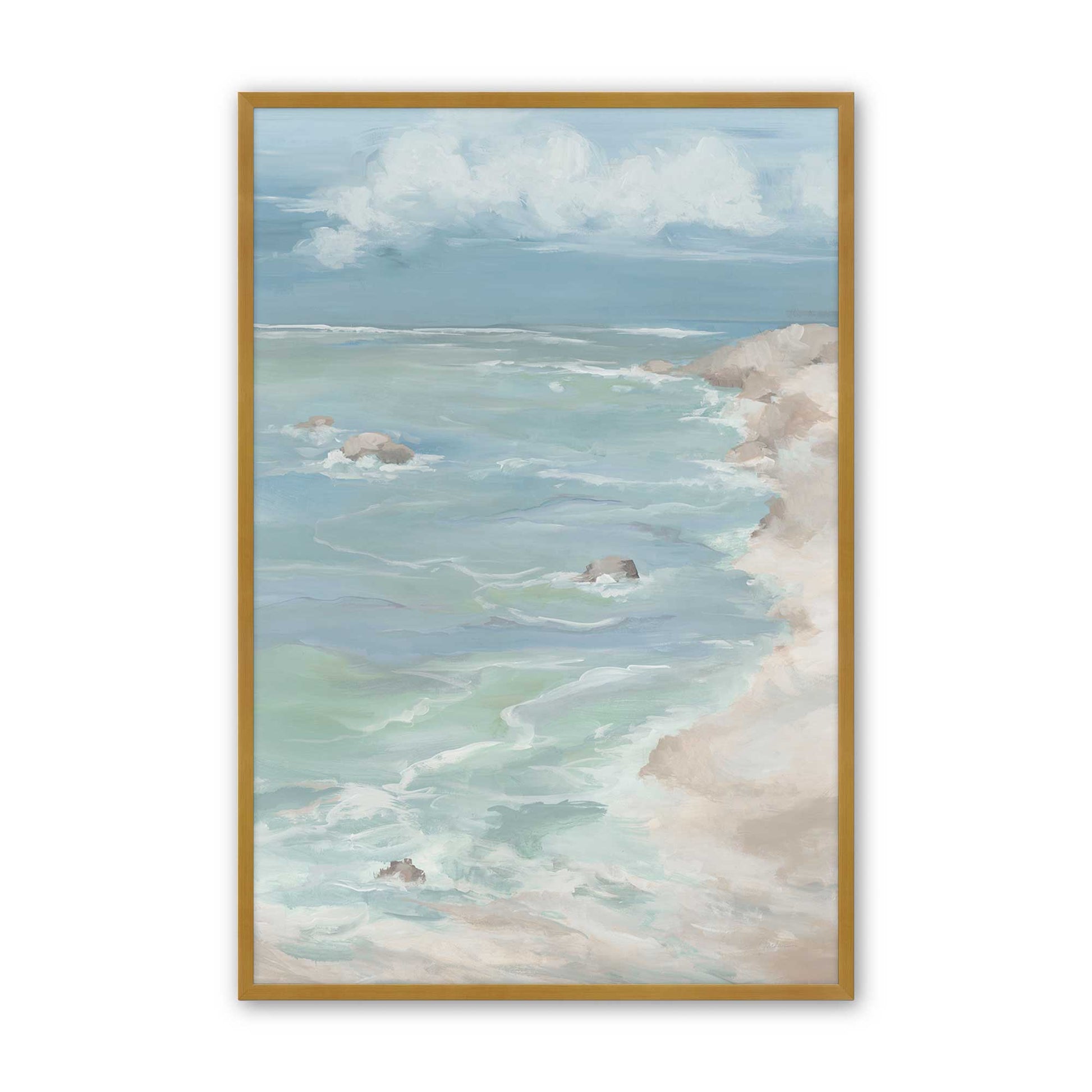 [Color:Polished Gold], Picture of art in a Polished Gold frame