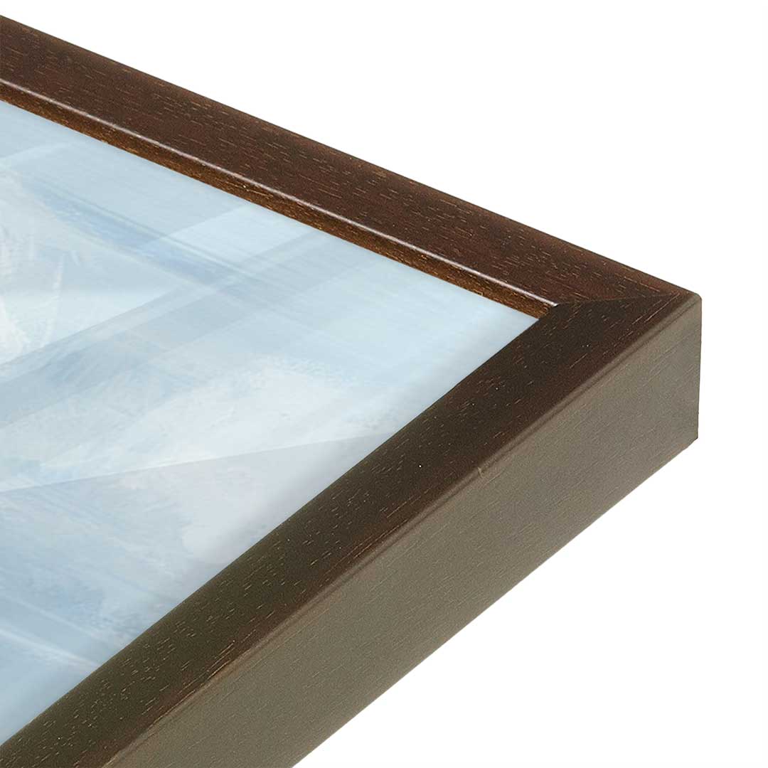 [Color:Belvinder Brown], Picture of art in a Belvinder Brown frame at an angle